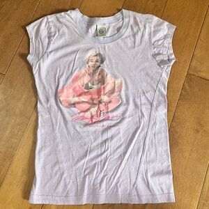 Lavender Marilyn Monroe Graphic T-Shirt
